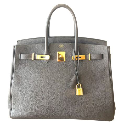 sac hermes gris